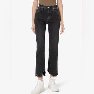 NWOT Free People FP Tapered Baggy Boyfriend Jeans sz 29 black